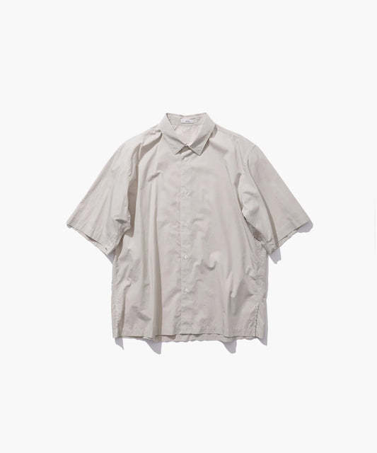 Shrink Cotton Lawn Half Sleeve Shirt Beige