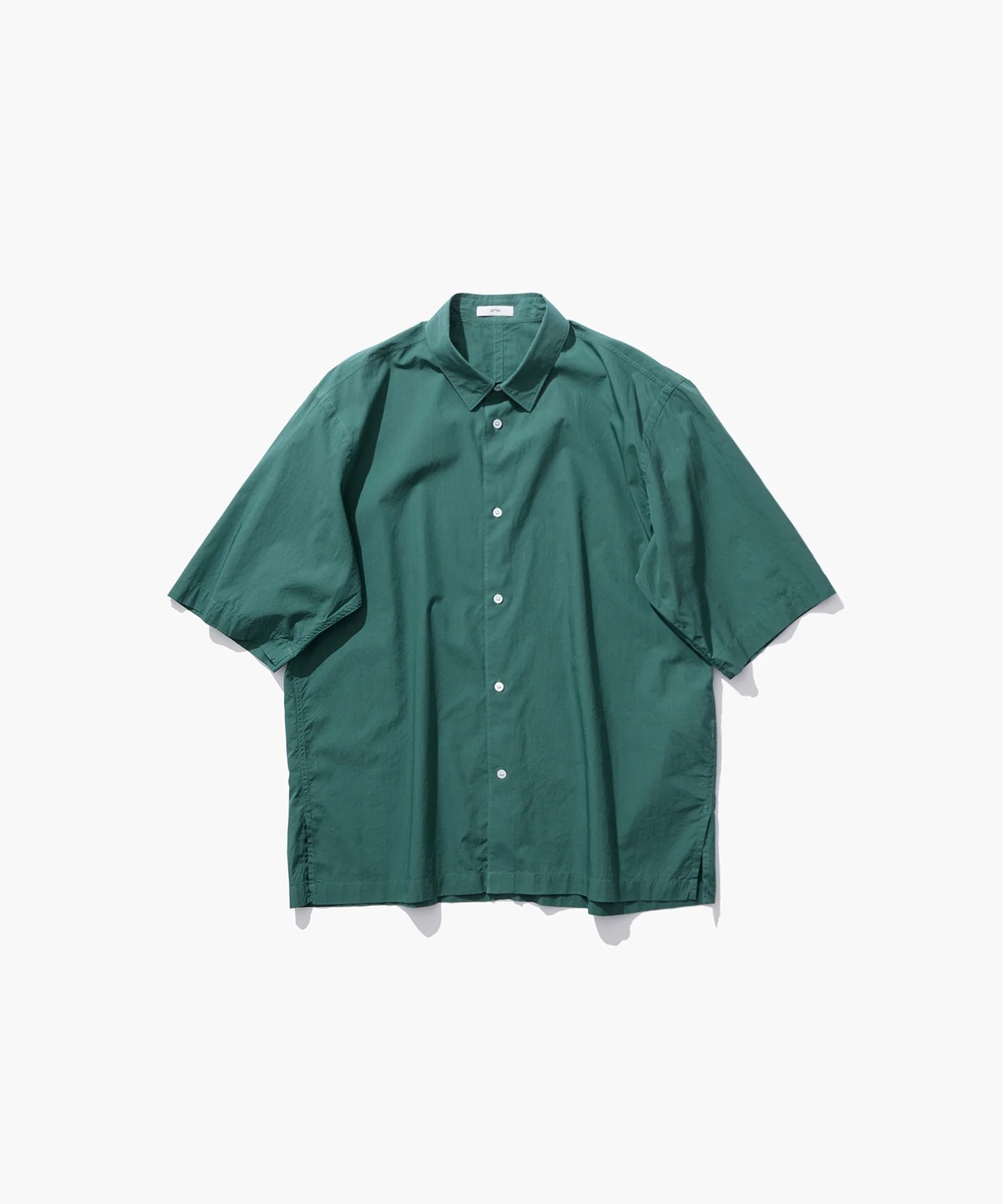 Shrink Cotton Lawn Half Sleeve Shirt Green