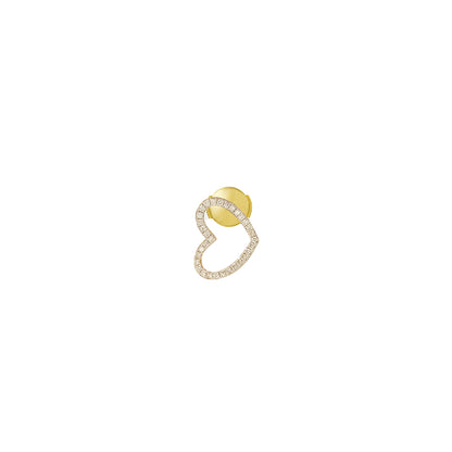 Heart Single Earring - Comptoir 102