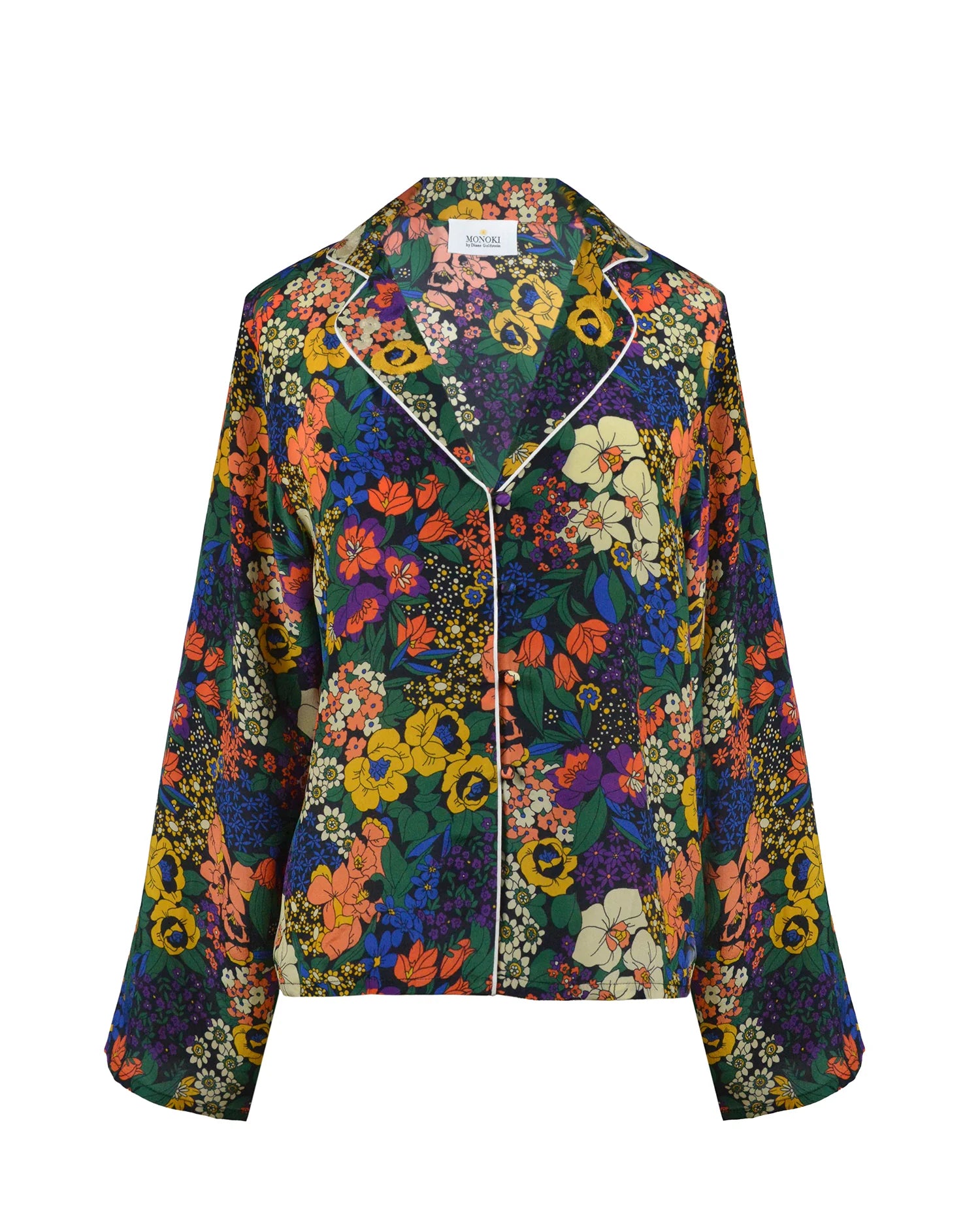 Monoki Bouquet Print Long Sleeve Shirt – Comptoir 102