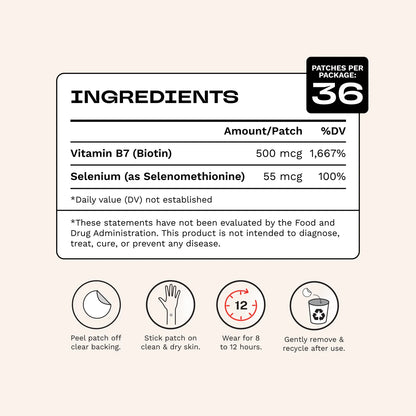 Call of Beauty Biotin Patch Coquette Symbols