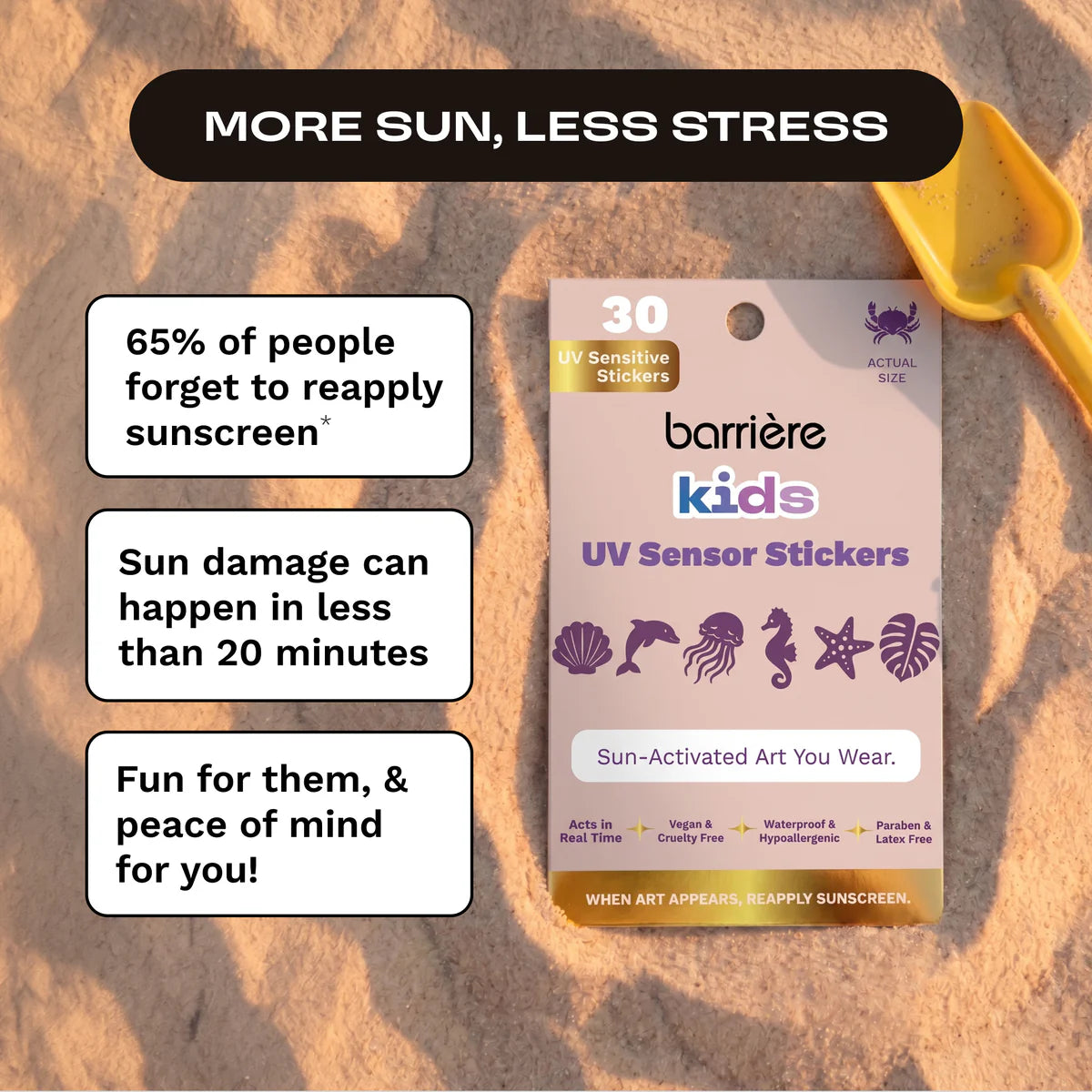 Kids UV Sensor Stickers