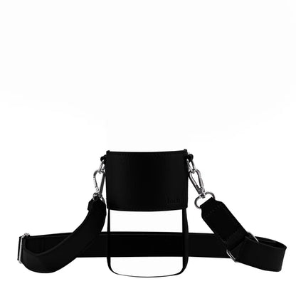 Water Bottle Holder Strap Black/Silver