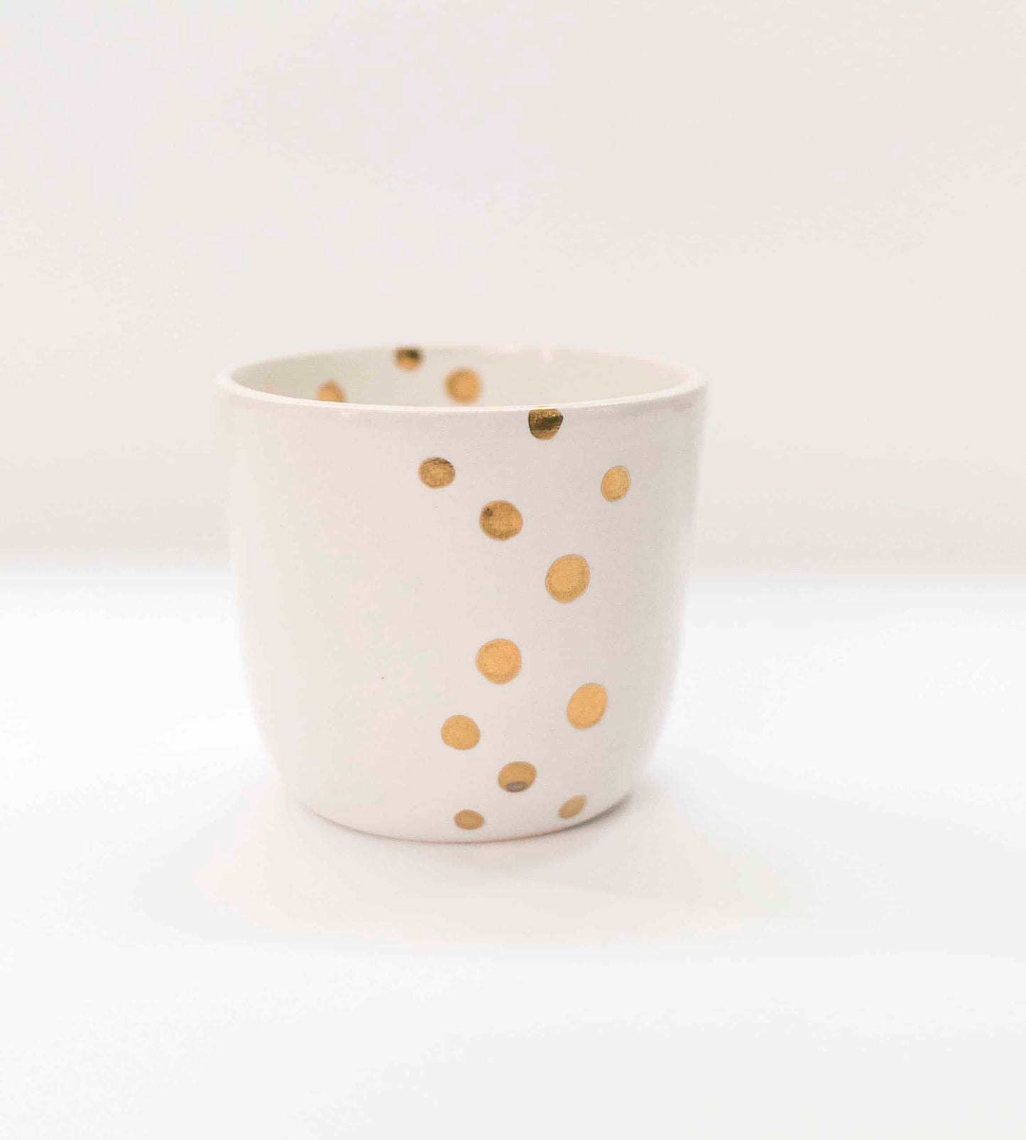 Gold Dot Coffee Cups - 11 cm