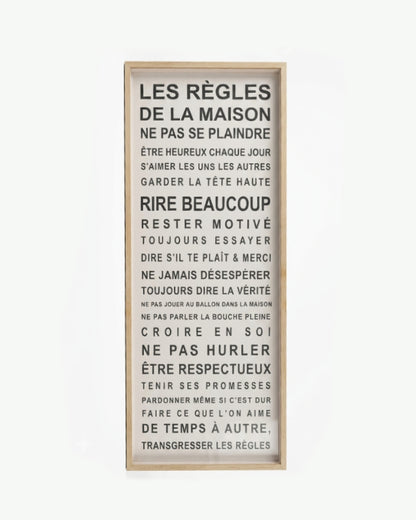 Poster in French