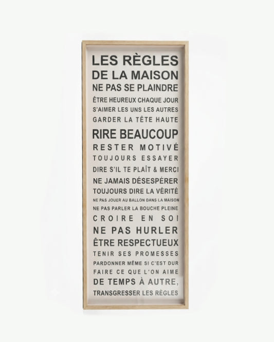 Poster in French