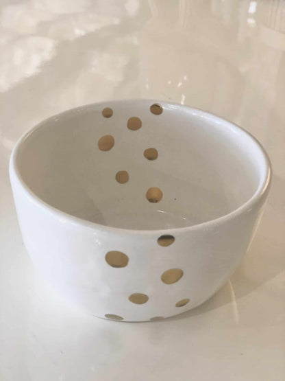 Gold Dots Bowl