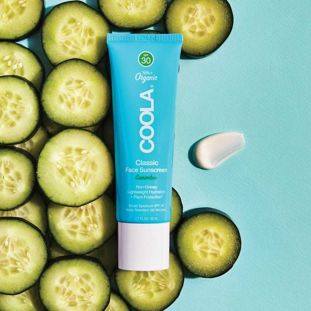 Classic Face Organic Sunscreen Lotion SPF 30 – Cucumber