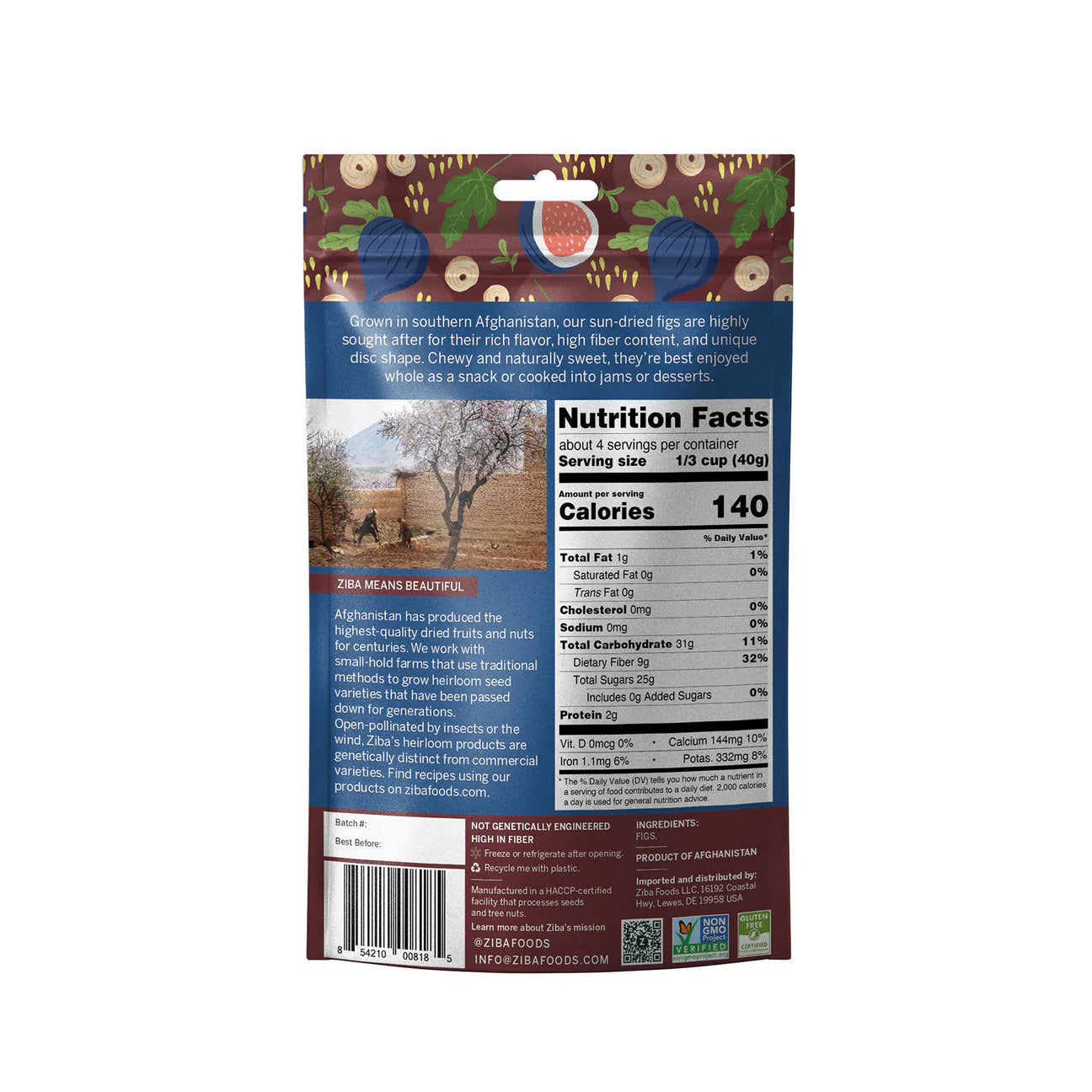 Sun-dried Figs 150g