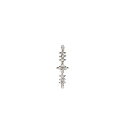 Darling Flower Single Earring WG