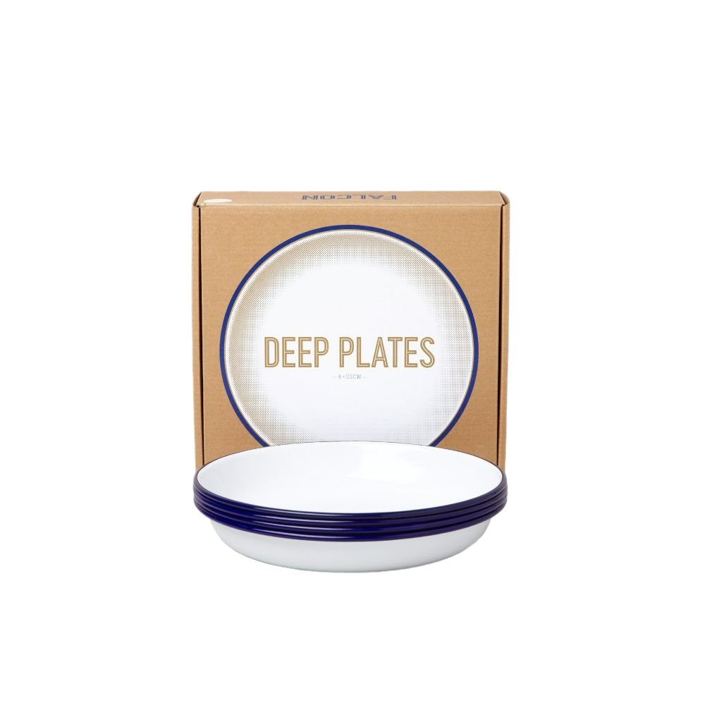Basic Deep Plate Falcon 4pc 22cm Deep Plate – Comptoir 102