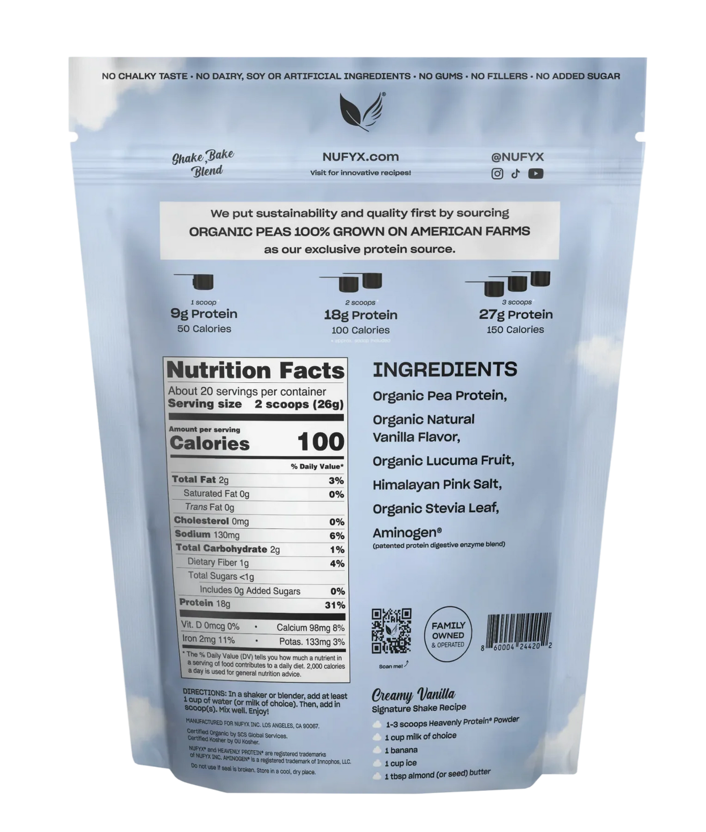 Creamy Vanilla Protein Powder
