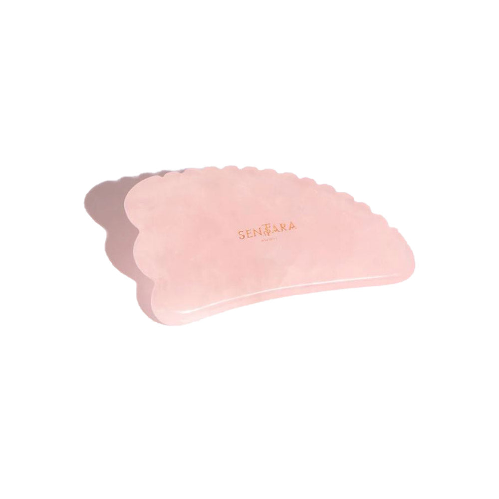 Rose Quarts Heart Tooth Gua Sha Massager