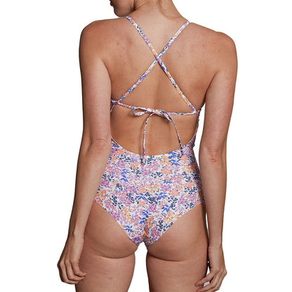 Gardenia One Piece Swim Indian Pink