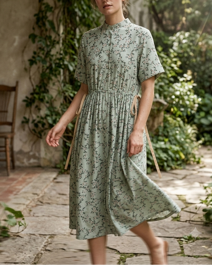 Kuhlia Dress Green Floral