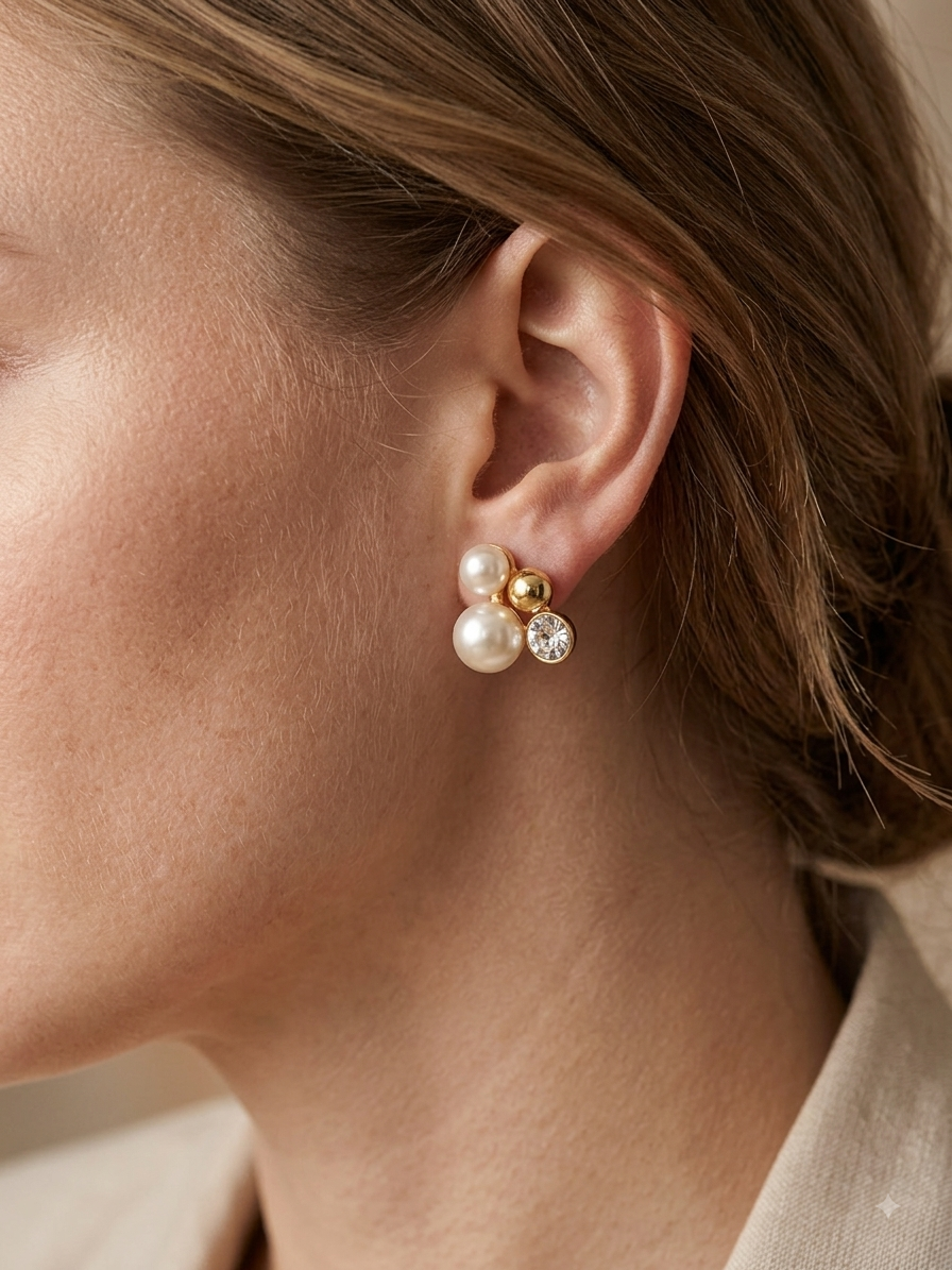 Pearl Bubble Studs
