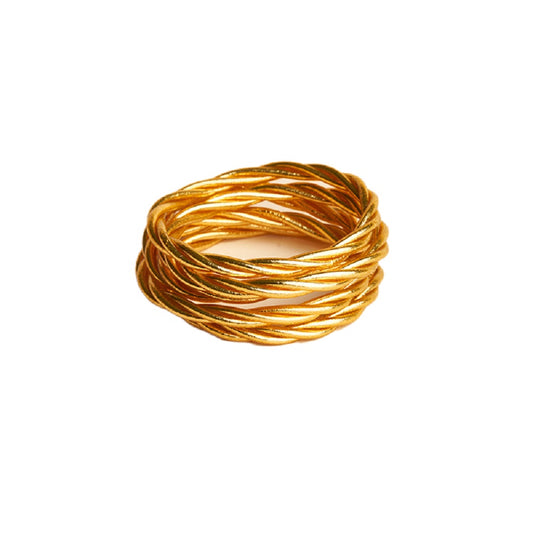 Gold Kumali Twist Bracelet