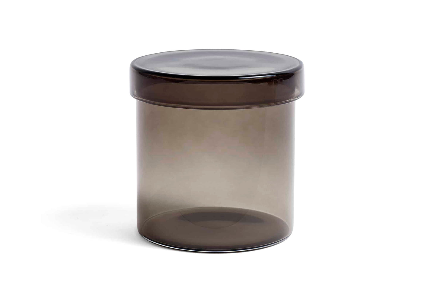 Grey Glass Container