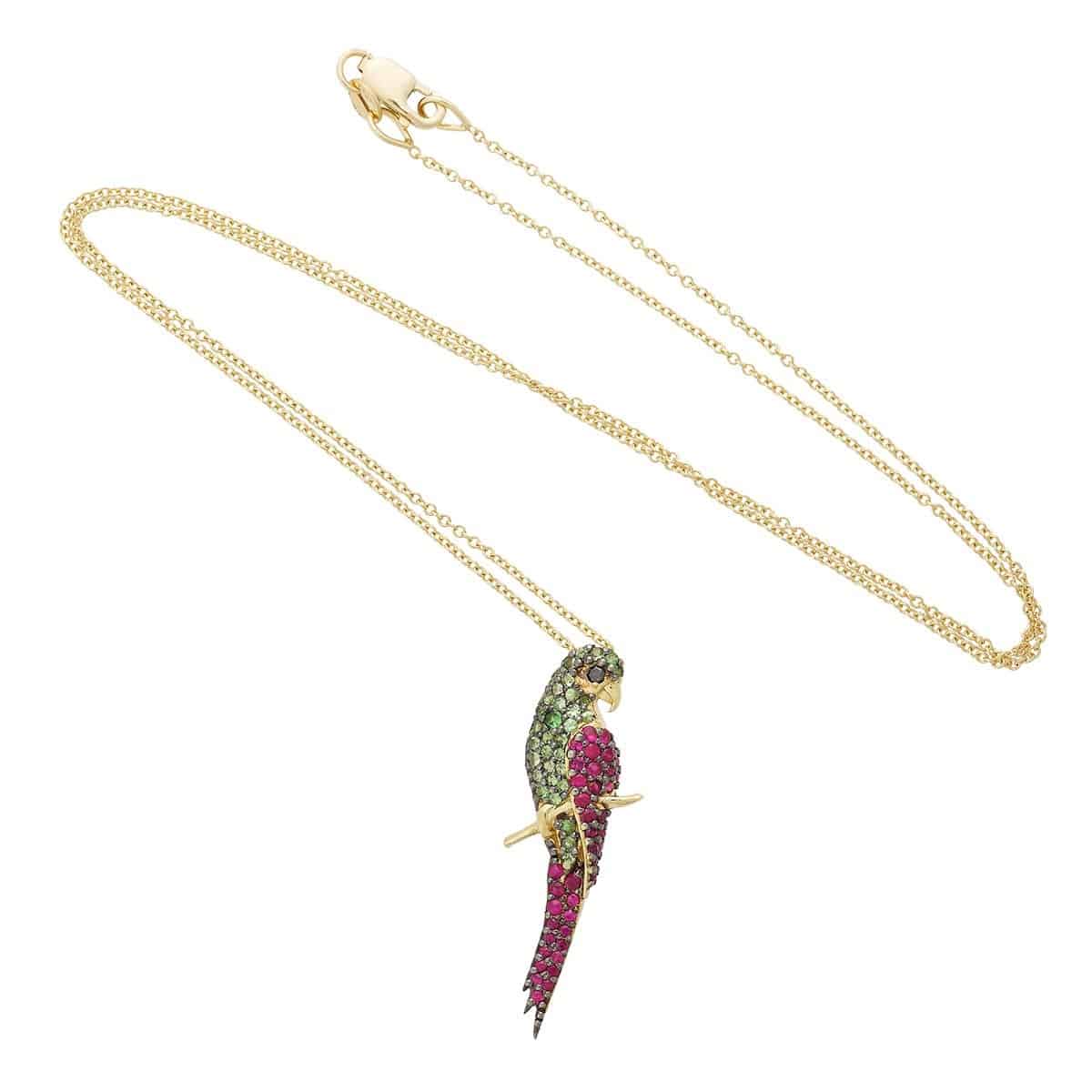 Tropical Paradise Parrot Necklace