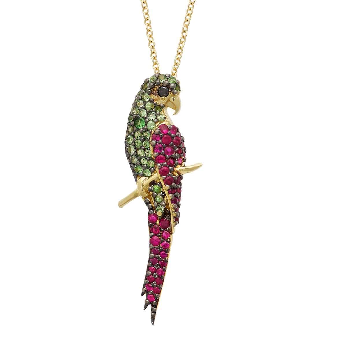 Tropical Paradise Parrot Necklace