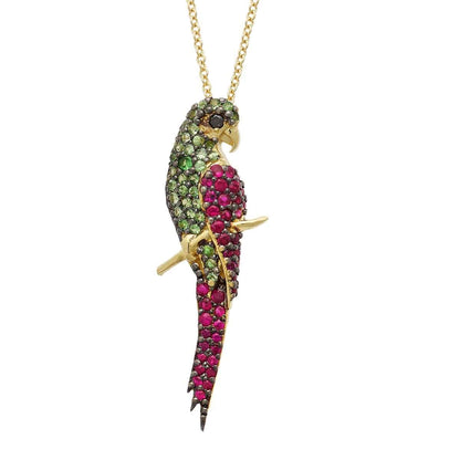 Tropical Paradise Parrot Necklace