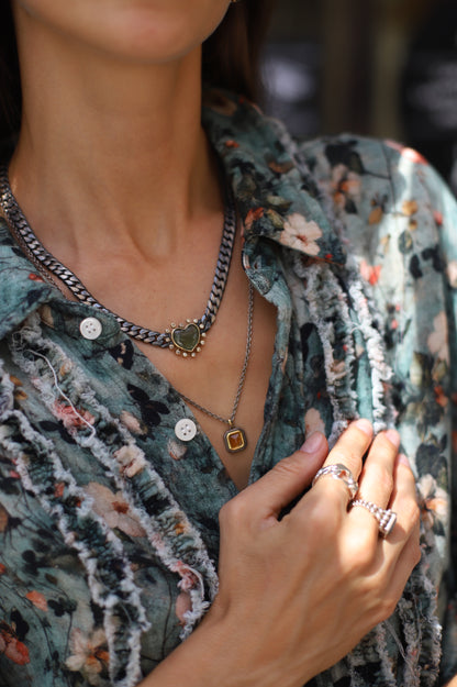 Equinox Necklace Citrine