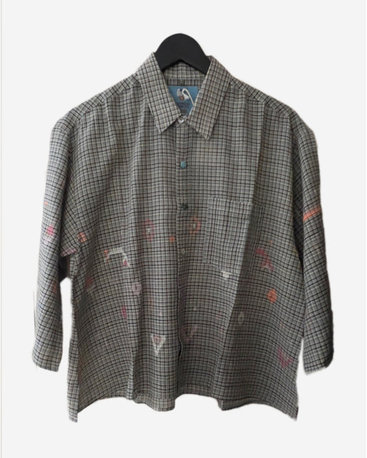 Oscar Shirt Blue Check