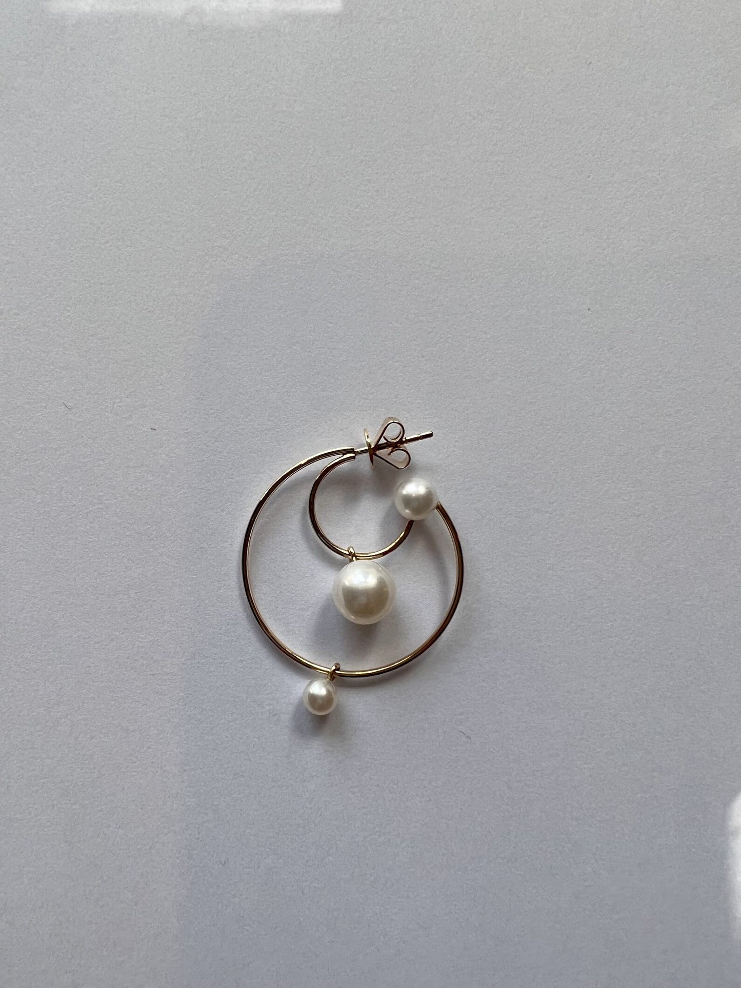 Earring bain pearl
