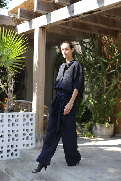 Paka Wide Pants Dark Navy