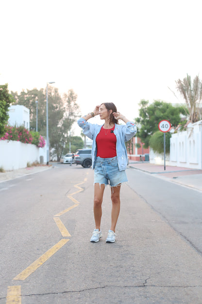 Red Supervintage Tank