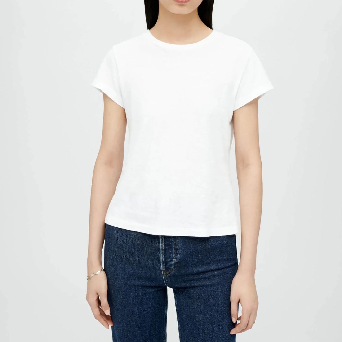 60s Slim Tee White