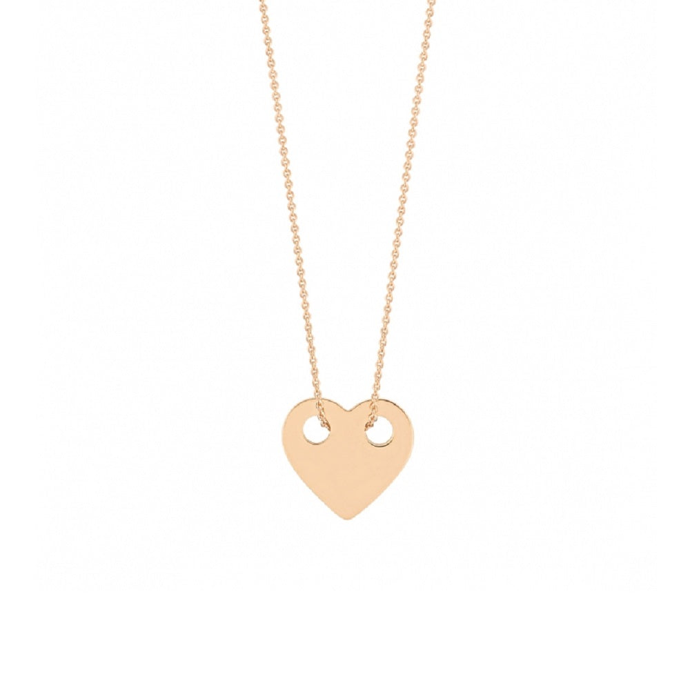 Mini Heart Chain Necklace