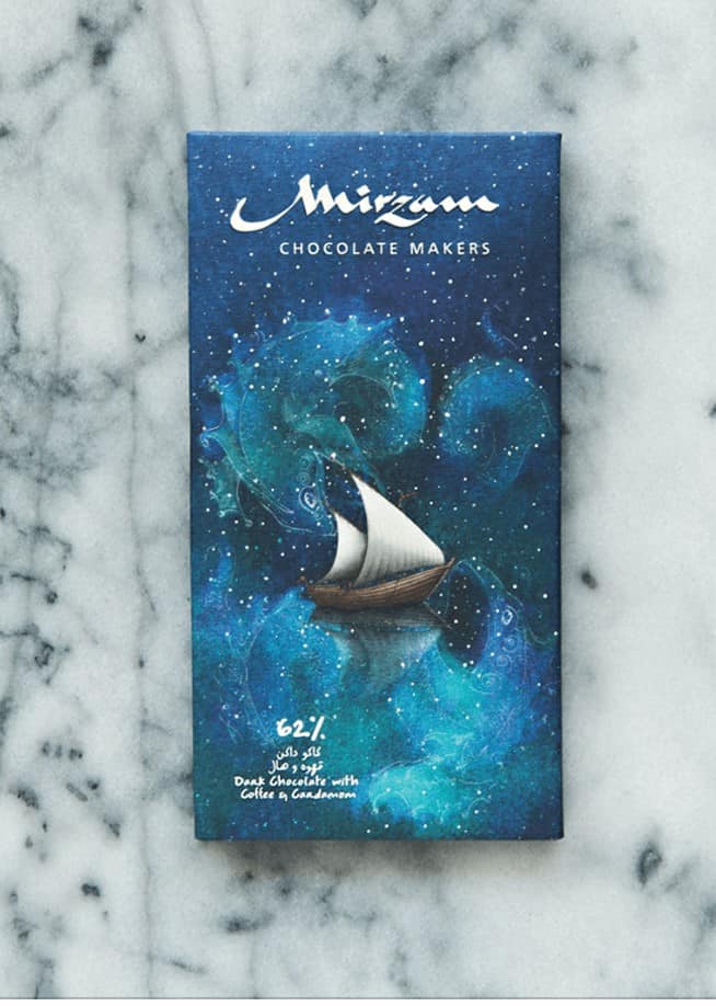 62% Dark Chocolate with Coffee & Cardamom