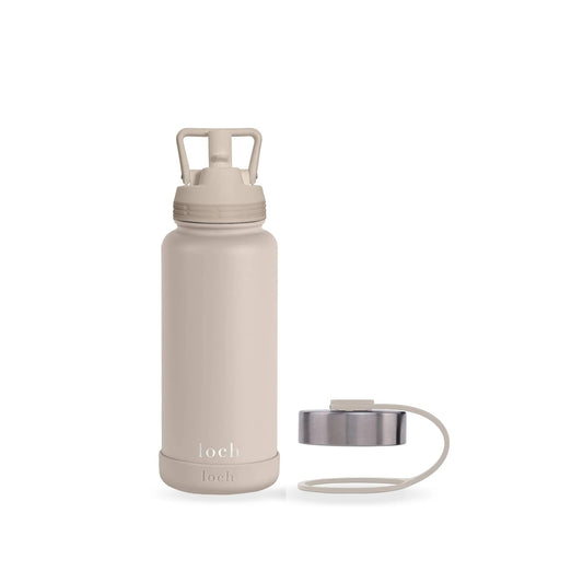 Beige Monochrome Bottle 900ml (32 Oz)