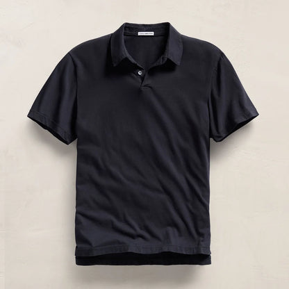 Sueded Jersey Polo Deep