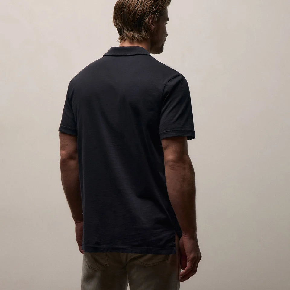 Sueded Jersey Polo Deep