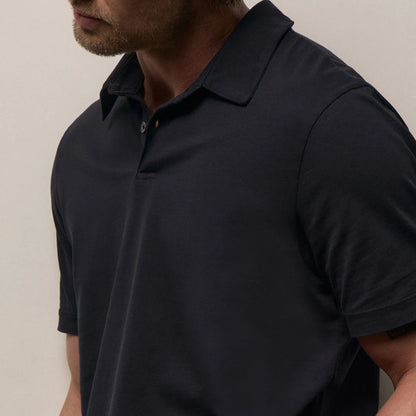 Sueded Jersey Polo Deep
