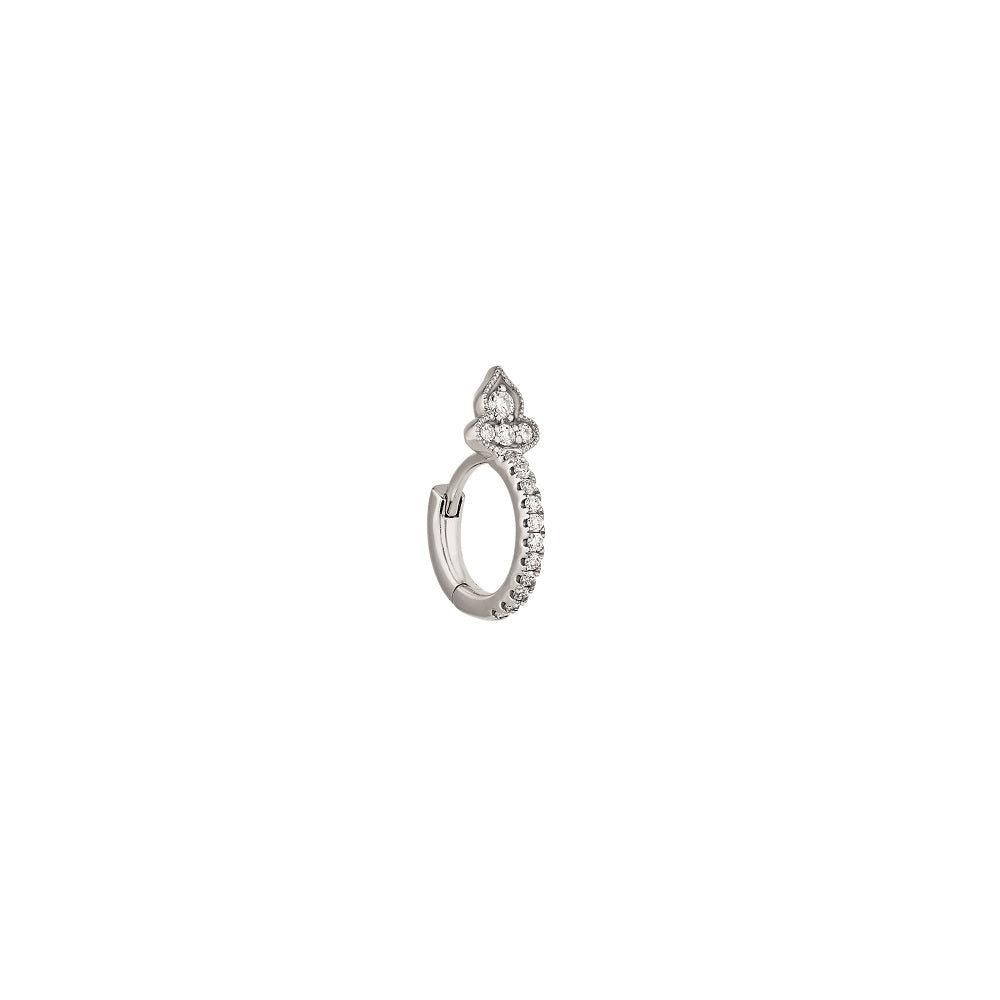 Marie-Antoinette Tiny Single Hoop Earring