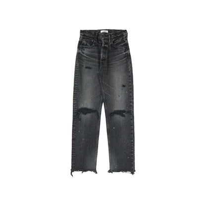 Odessa Wide Straight Jeans - Black