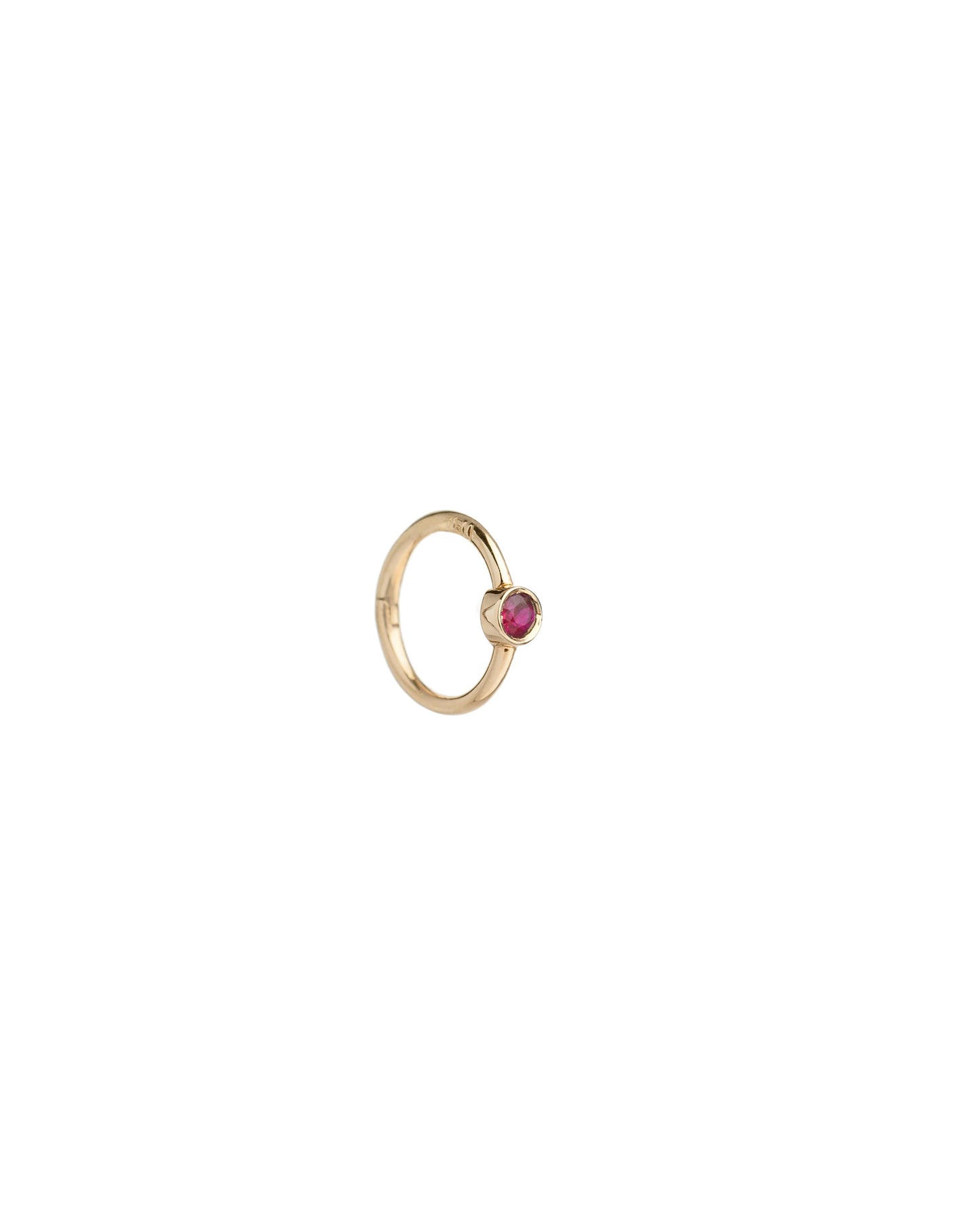 Once Ruby Single Hoop