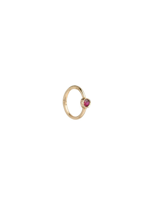 Once Ruby Single Hoop