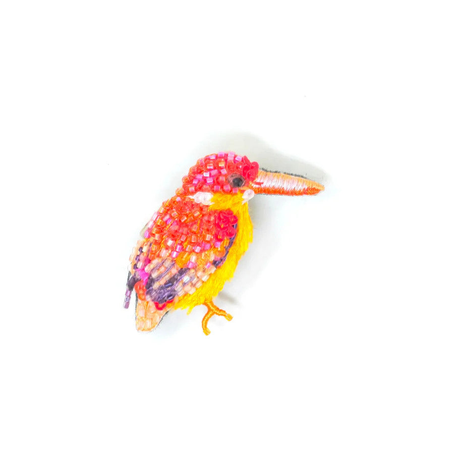 Oriental Kingfisher Brooch