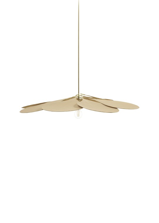 Pale Precious Floral Pendant Light Nude