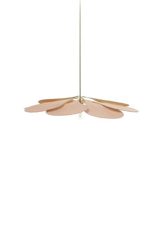 Pale Precious Floral Pendant Light Washed Sienne