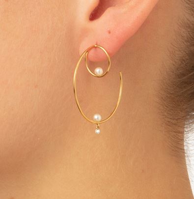 Aphrodite Creole Single Earring