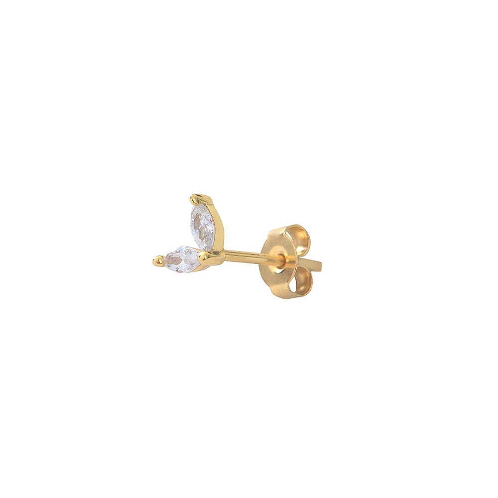 Pansy Stud Single Earring