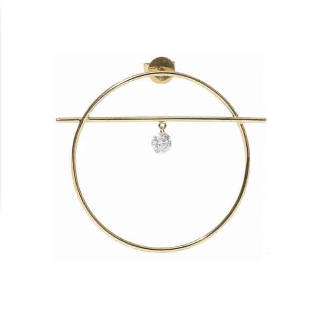 Fibule M Hoop Single Earring