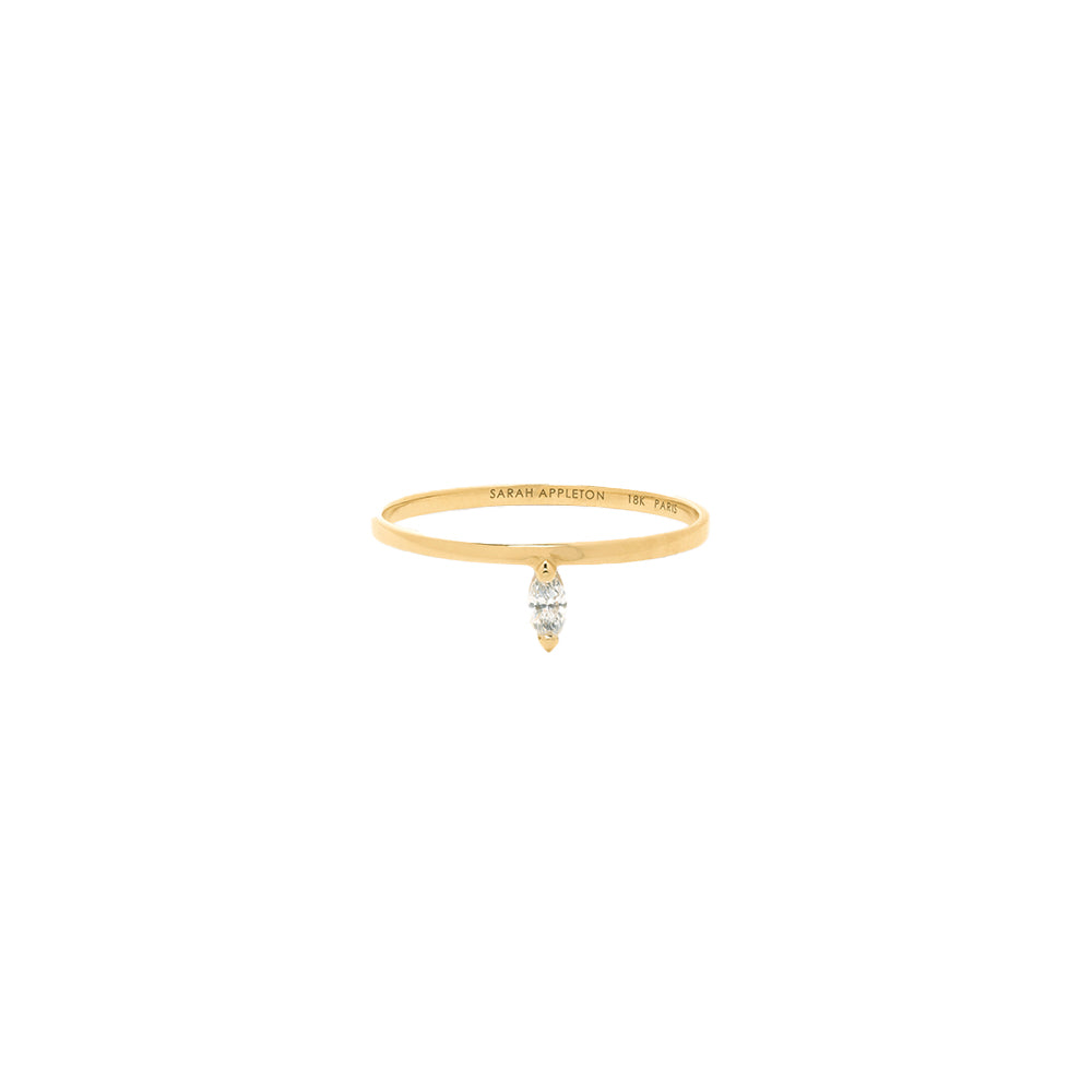 Single Navette Ring