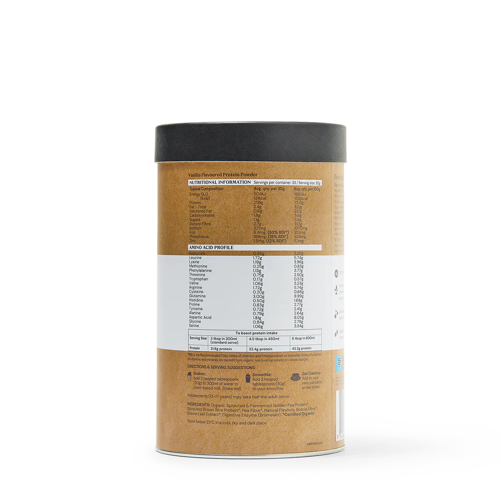 Raw Protein Isolate 1kg Vanilla