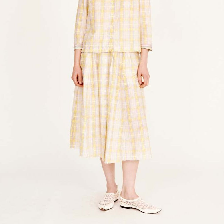 Franklin Skirt - Sun Plaid